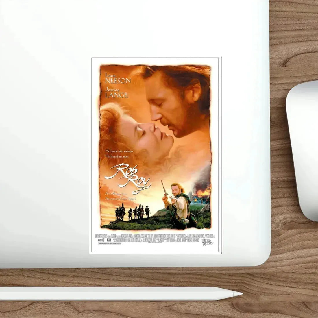 Rob Roy 1995 Movie Poster STICKER Vinyl Die-Cut Decal - The Sticker Space