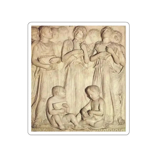 ROBBIA Luca della - Cantoria (detail) (Artwork) STICKER Vinyl Die-Cut Decal White Die-Cut 2 Inch - The Sticker Space