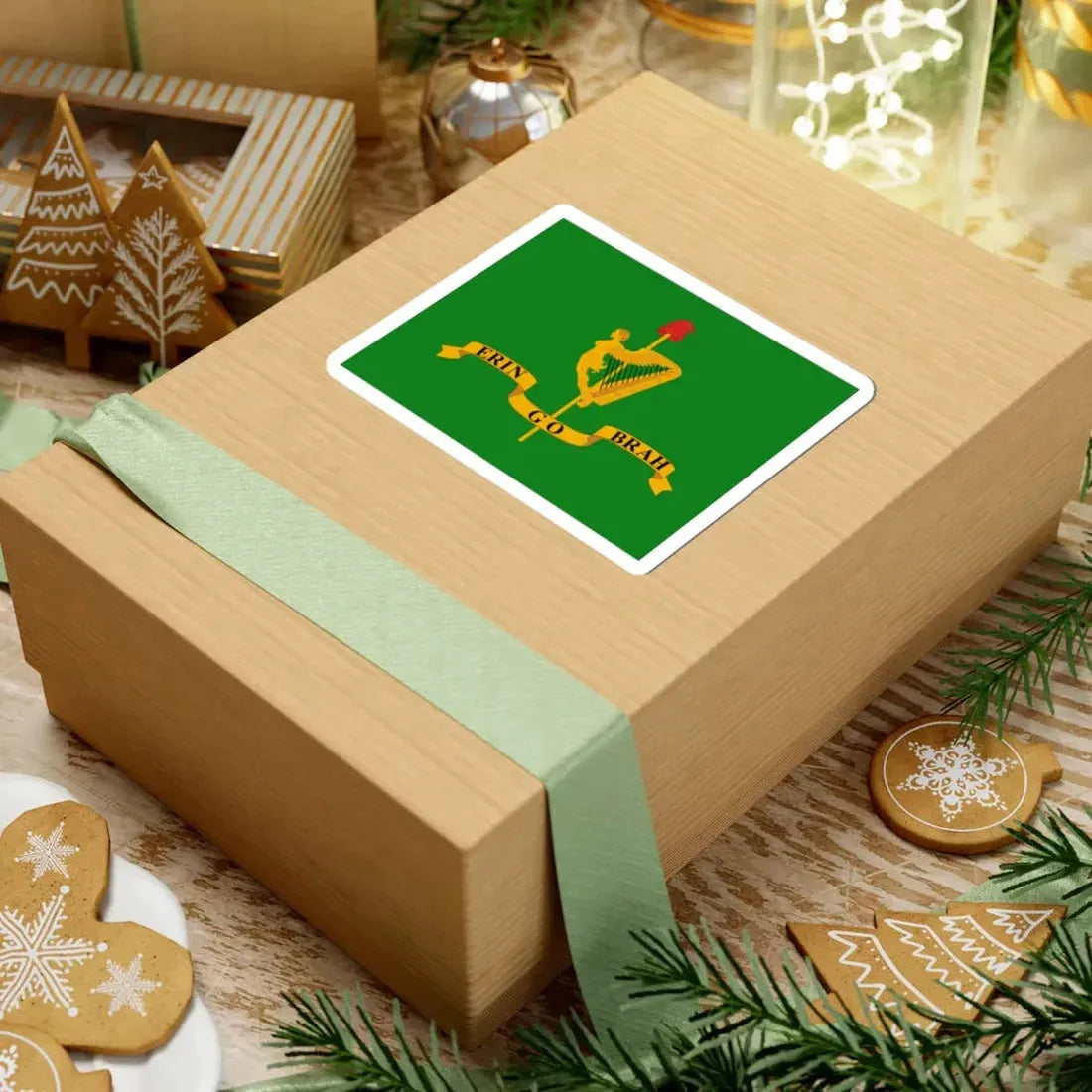 Robert Emmet flag (Ireland) STICKER Vinyl Kiss-Cut Decal - The Sticker Space