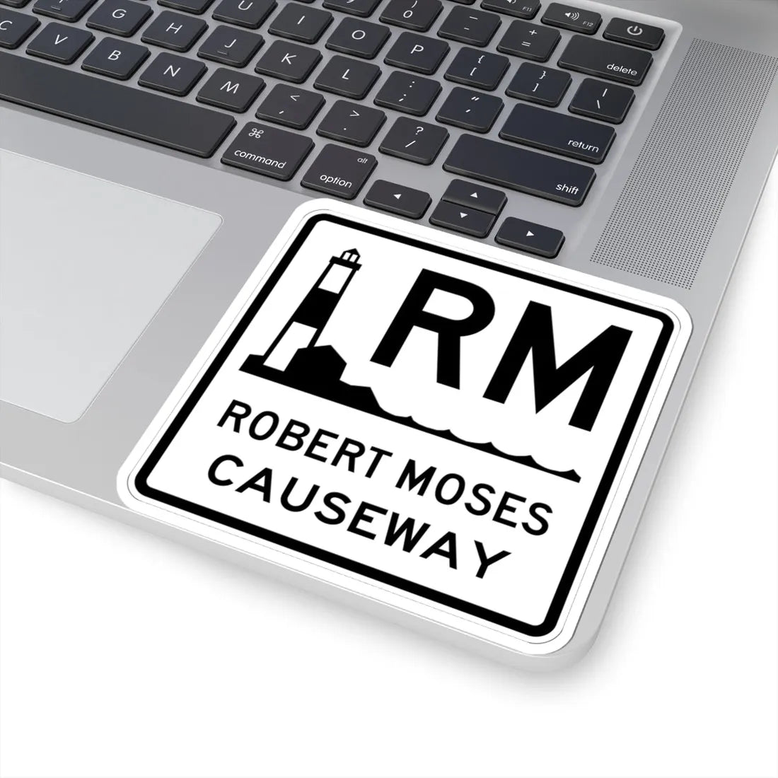 Robert Moses Cswy Shield (New York) (Road Sign) STICKER Vinyl Kiss-Cut Decal - The Sticker Space