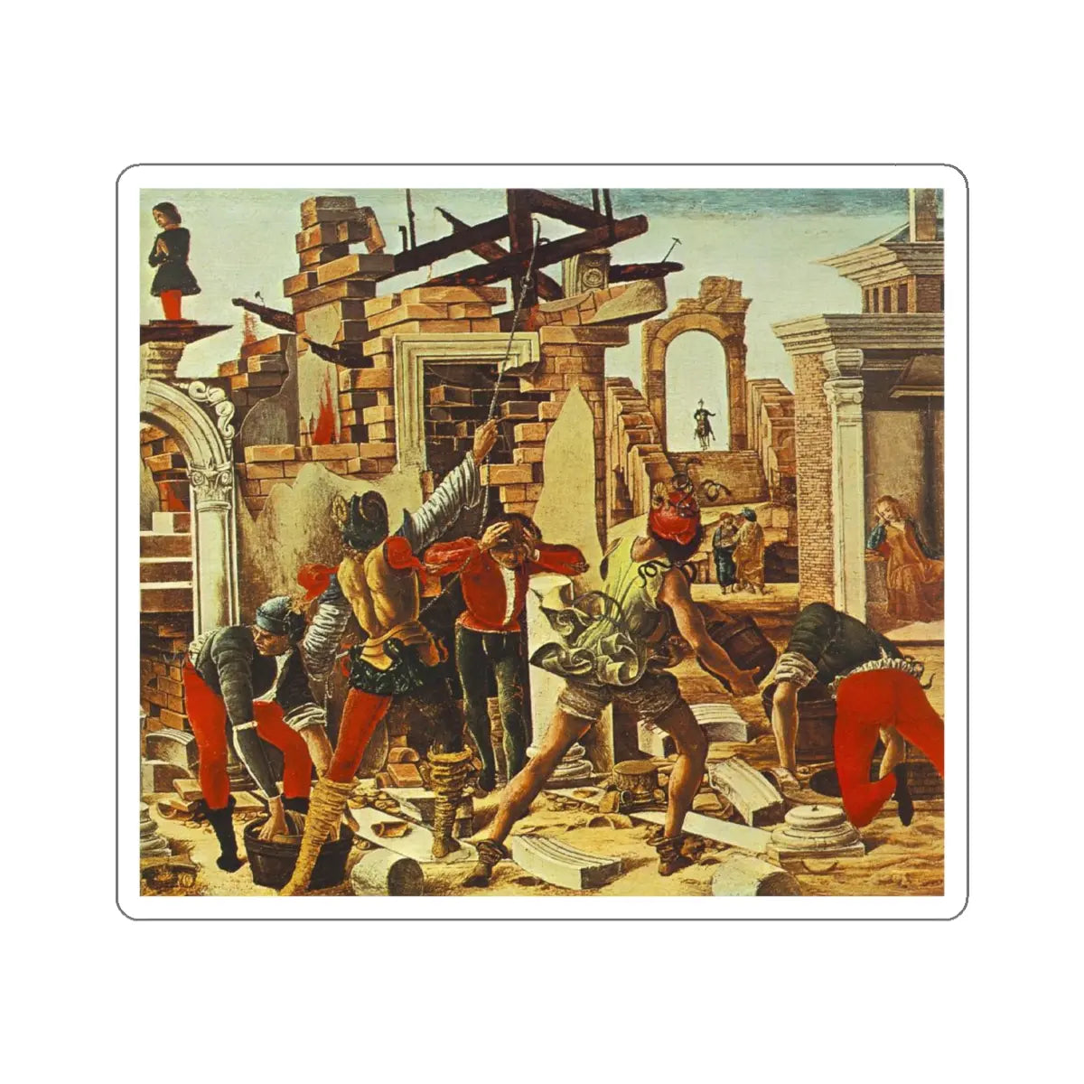 SKU:26094418384749800645 Sticker types:White Shape:Die-Cut Sizes:6" × 6"