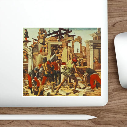 SKU:26094418384749800645 Sticker types:White Shape:Die-Cut Sizes:6" × 6"