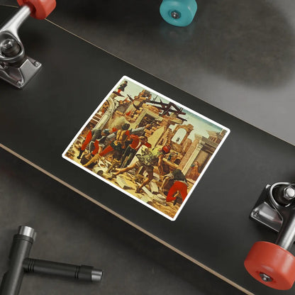 SKU:26094418384749800645 Sticker types:White Shape:Die-Cut Sizes:6" × 6"