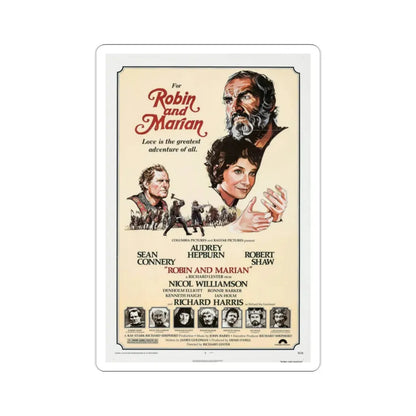 Robin and Marian 1976 Movie Poster STICKER Vinyl Die-Cut Decal - The Sticker Space