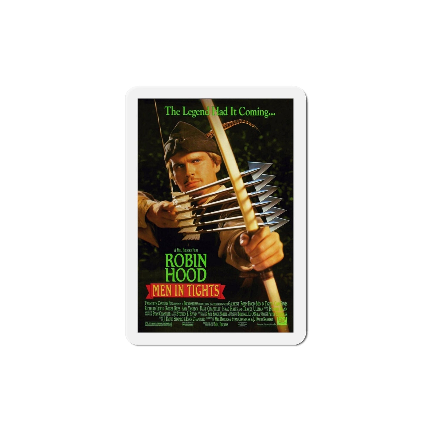 Robin Hood Men in Tights 1993 Movie Poster Die-Cut Magnet-6 Inch-The Sticker Space