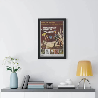 ROBINSON CRUSOE ON MARS 1964 - Framed Movie Poster - The Sticker Space