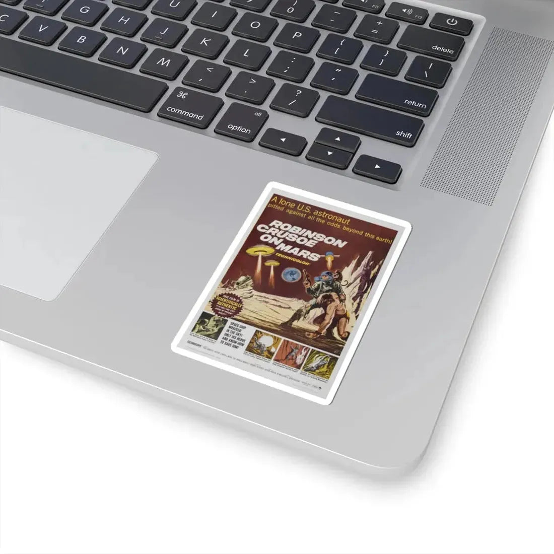 ROBINSON CRUSOE ON MARS 1964 Movie Poster - STICKER Vinyl Kiss-Cut Decal - The Sticker Space