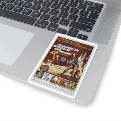 ROBINSON CRUSOE ON MARS 1964 Movie Poster - STICKER Vinyl Kiss-Cut Decal - The Sticker Space