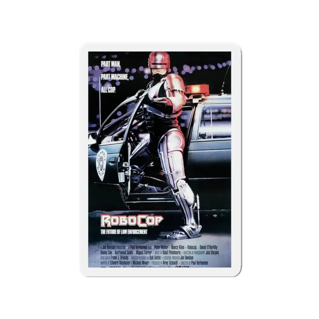 ROBOCOP 1987 Movie Poster - Refrigerator Magnet - The Sticker Space
