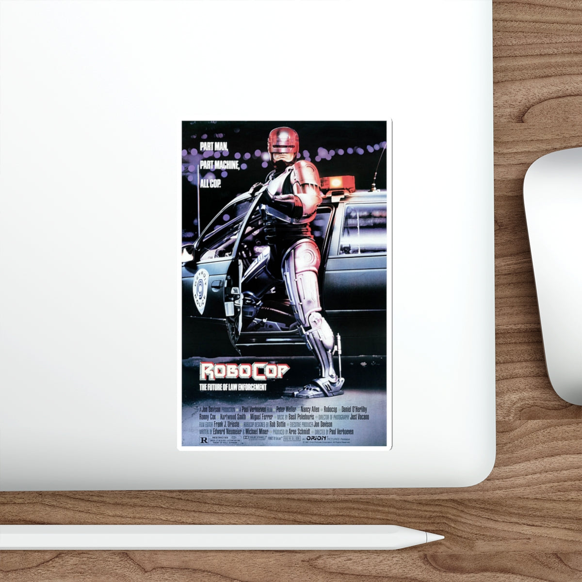 ROBOCOP 1987 Movie Poster STICKER Vinyl Die-Cut Decal-The Sticker Space