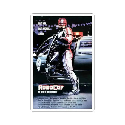 ROBOCOP 1987 Movie Poster - STICKER Vinyl Kiss-Cut Decal 2 Inch White - The Sticker Space