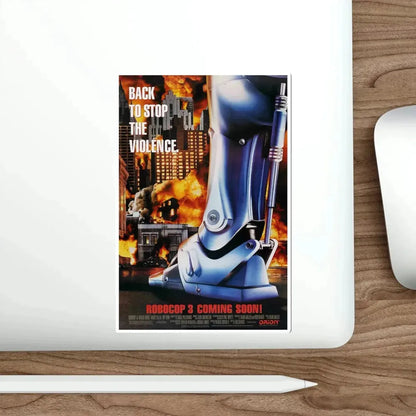 Robocop 3 1993 Movie Poster STICKER Vinyl Die-Cut Decal - The Sticker Space