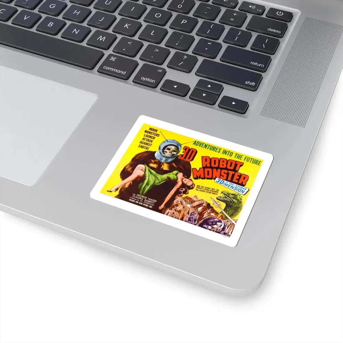 ROBOT MONSTER 1953 Movie Poster - STICKER Vinyl Kiss-Cut Decal - The Sticker Space