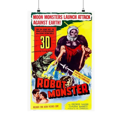 ROBOT MONSTER (2) 1953 - Paper Movie Poster 16″ x 24″ Matte - The Sticker Space