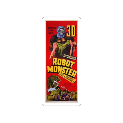 ROBOT MONSTER (3) 1953 Movie Poster STICKER Vinyl Die-Cut Decal 4 Inch - The Sticker Space