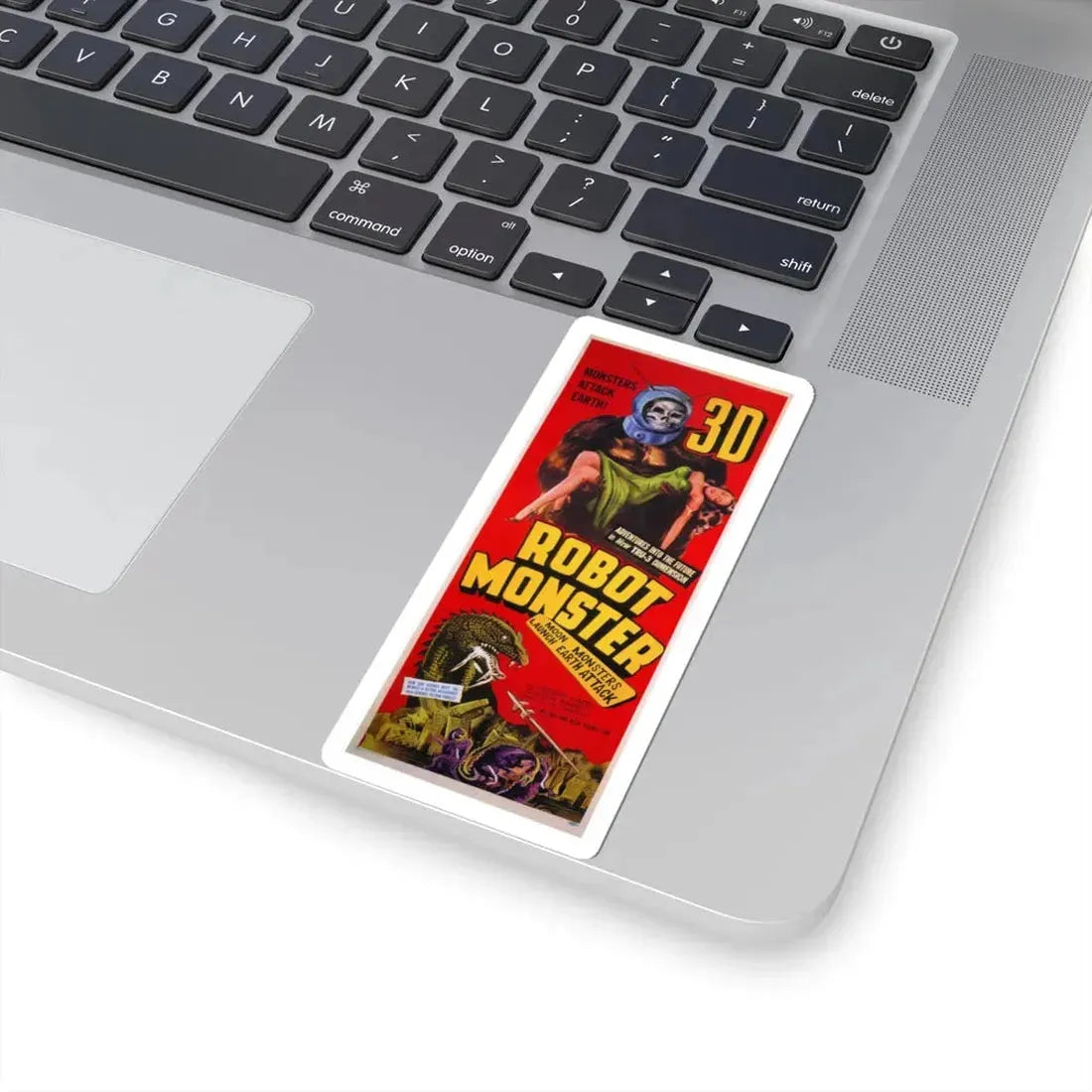 ROBOT MONSTER (3) 1953 Movie Poster - STICKER Vinyl Kiss-Cut Decal - The Sticker Space