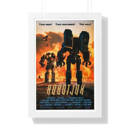 ROBOTJOX 1989 - Framed Movie Poster 16″ x 24″ White - The Sticker Space