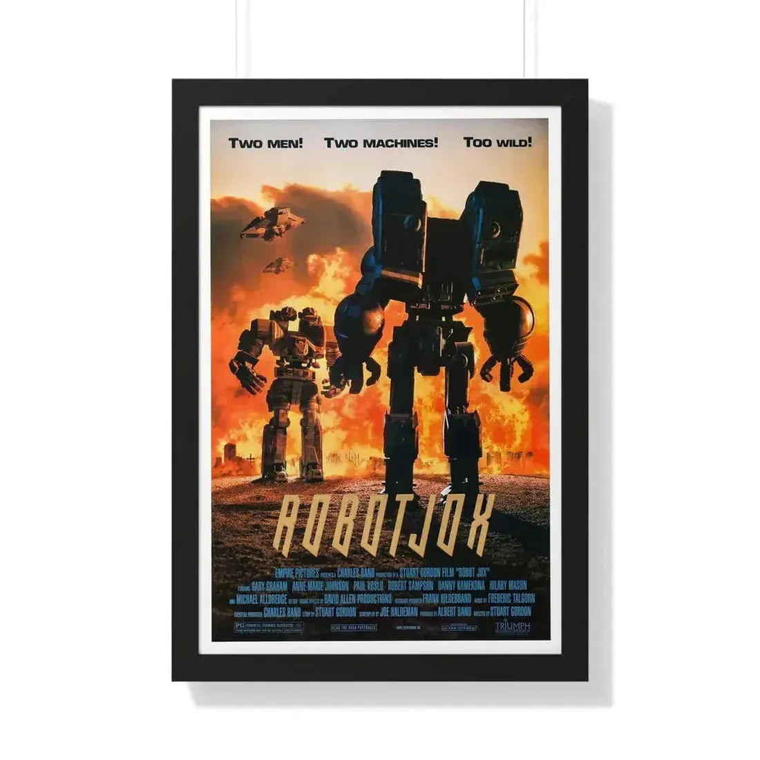 ROBOTJOX 1989 - Framed Movie Poster 20" x 30" Black - The Sticker Space