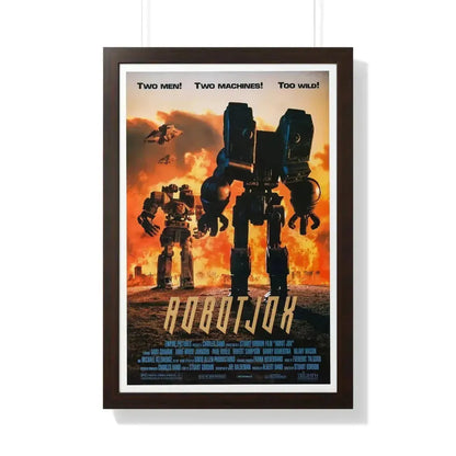 ROBOTJOX 1989 - Framed Movie Poster 20" x 30" Walnut - The Sticker Space
