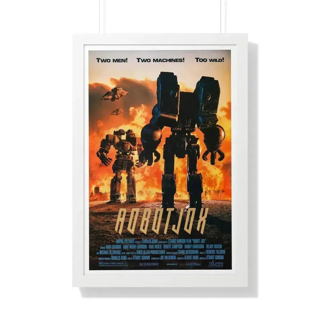 ROBOTJOX 1989 - Framed Movie Poster 20" x 30" White - The Sticker Space