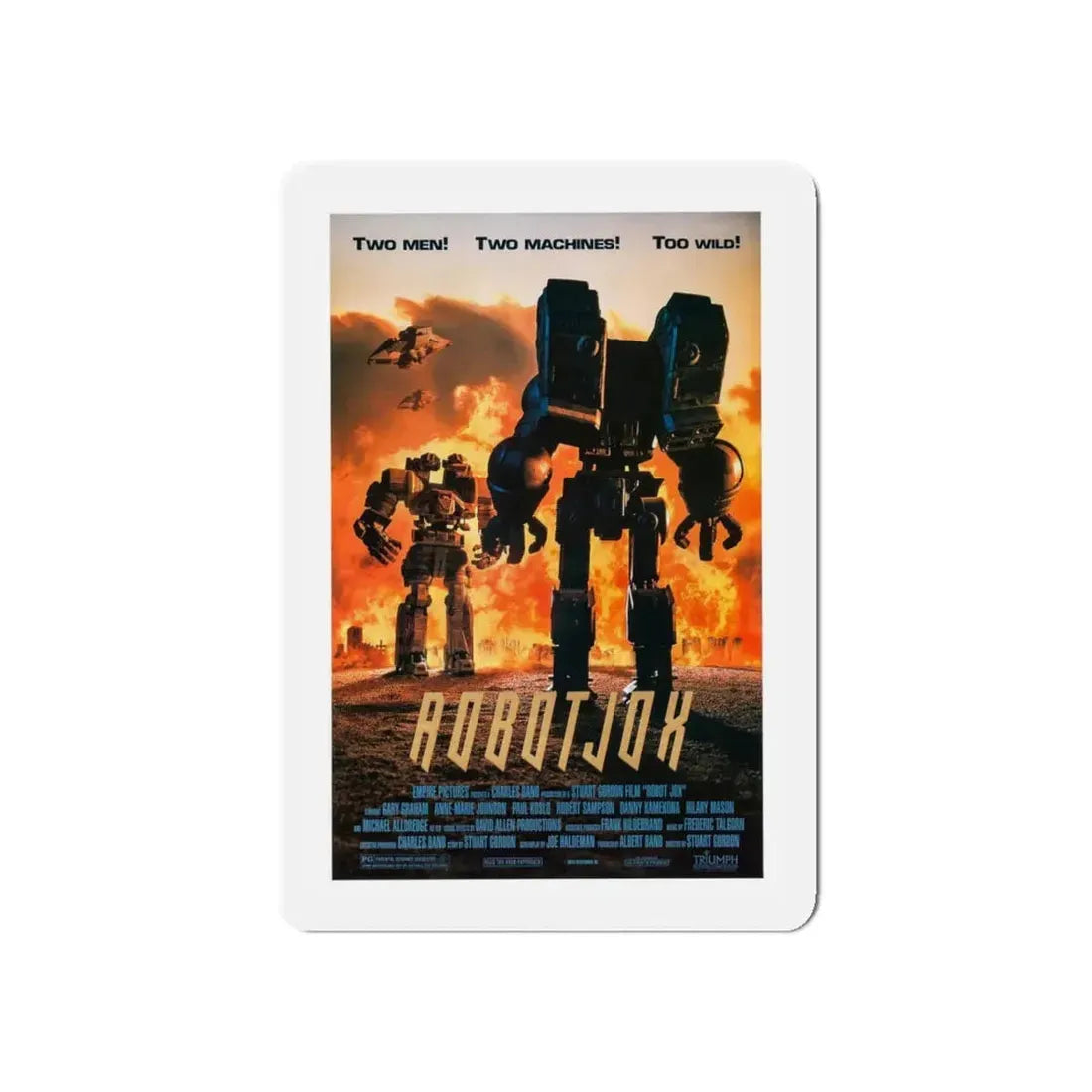 ROBOTJOX 1989 Movie Poster - Refrigerator Magnet - The Sticker Space