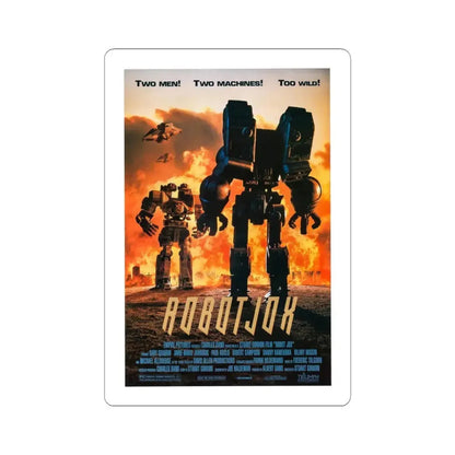 ROBOTJOX 1989 Movie Poster - STICKER Vinyl Kiss-Cut Decal 3 Inch White - The Sticker Space