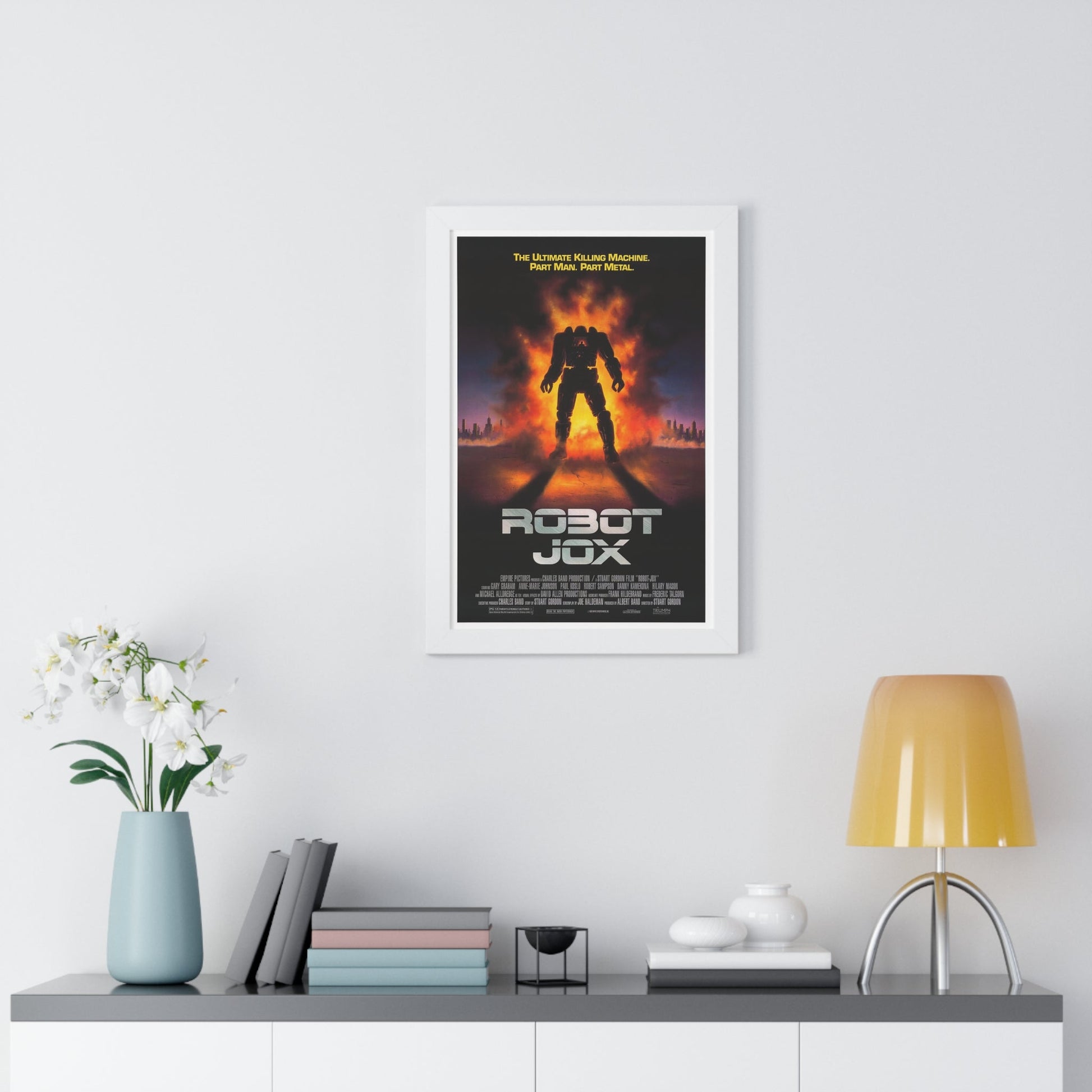 ROBOTJOX (TEASER) 1989 - Framed Movie Poster-The Sticker Space