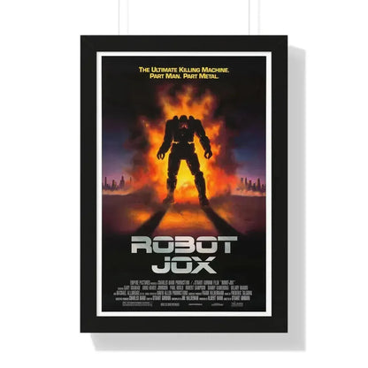 ROBOTJOX (TEASER) 1989 - Framed Movie Poster 16″ x 24″ Black - The Sticker Space