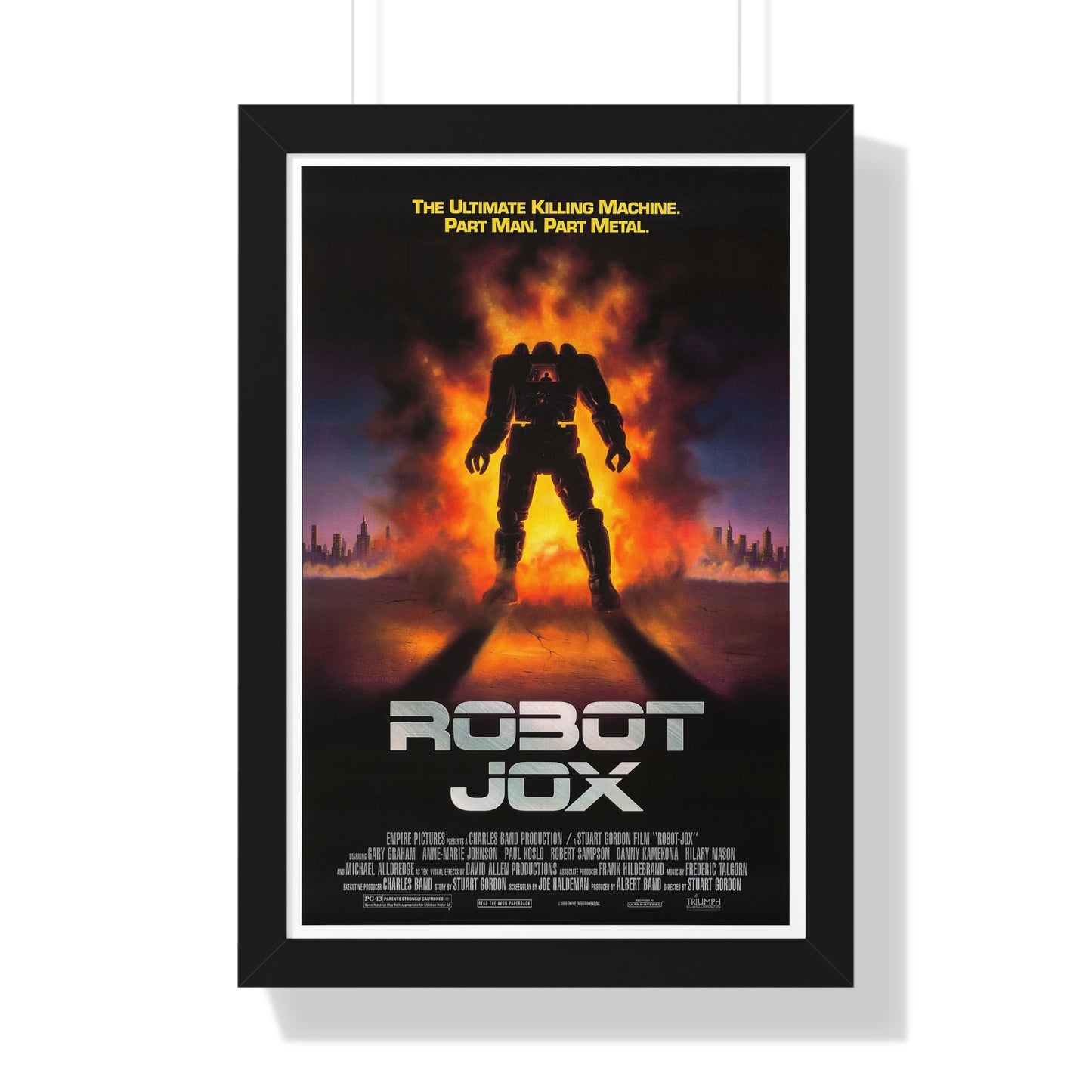 ROBOTJOX (TEASER) 1989 - Framed Movie Poster-16″ x 24″-The Sticker Space