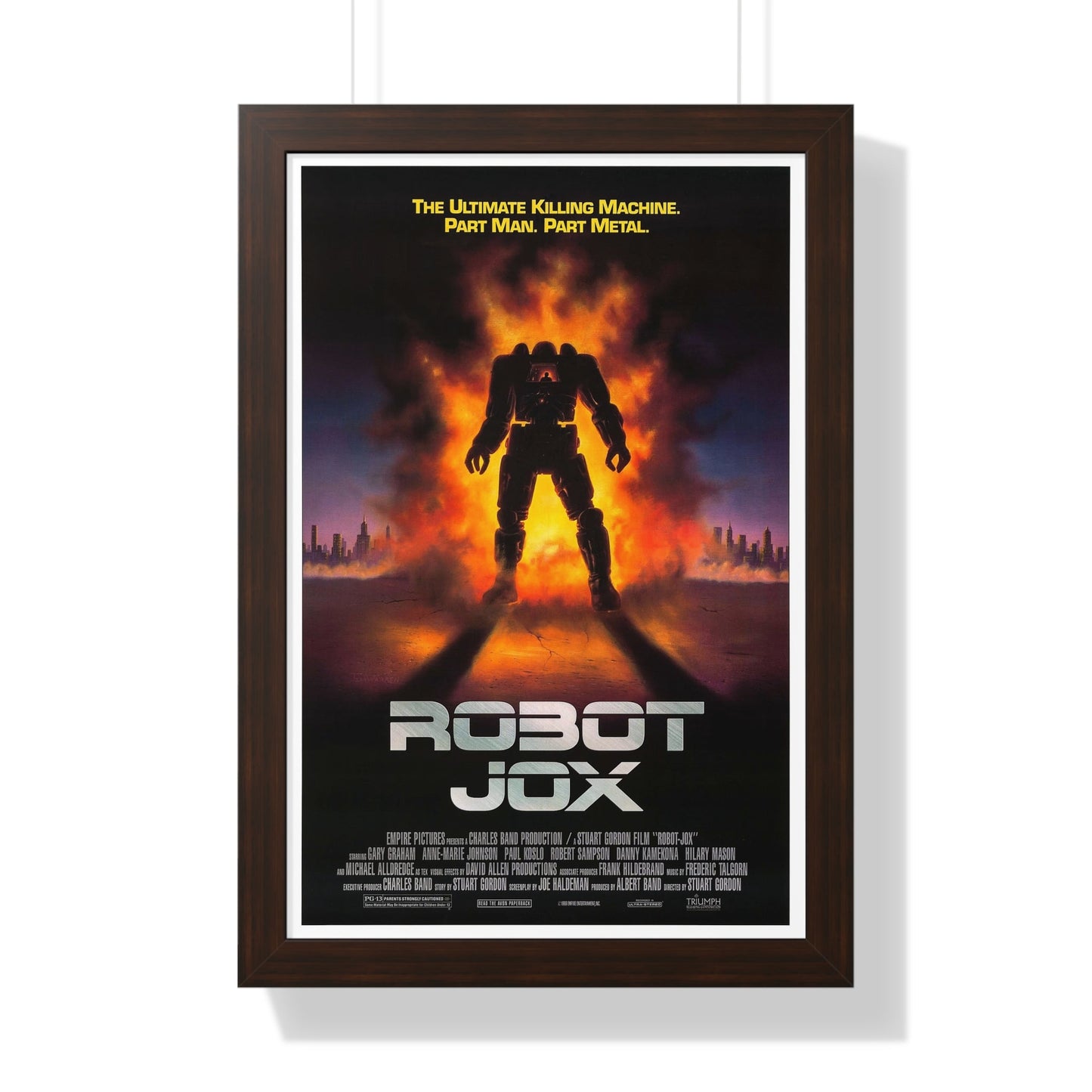 ROBOTJOX (TEASER) 1989 - Framed Movie Poster-16″ x 24″-The Sticker Space