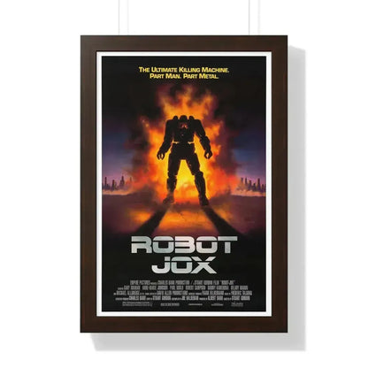 ROBOTJOX (TEASER) 1989 - Framed Movie Poster 16″ x 24″ Walnut - The Sticker Space