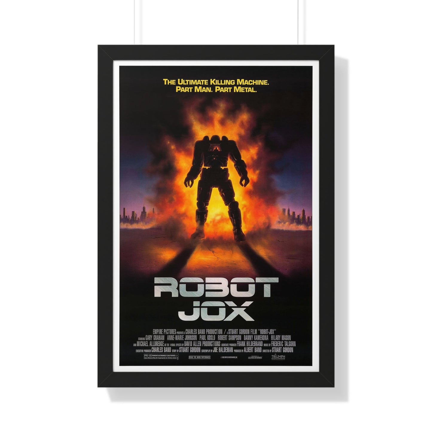 ROBOTJOX (TEASER) 1989 - Framed Movie Poster-20" x 30"-The Sticker Space