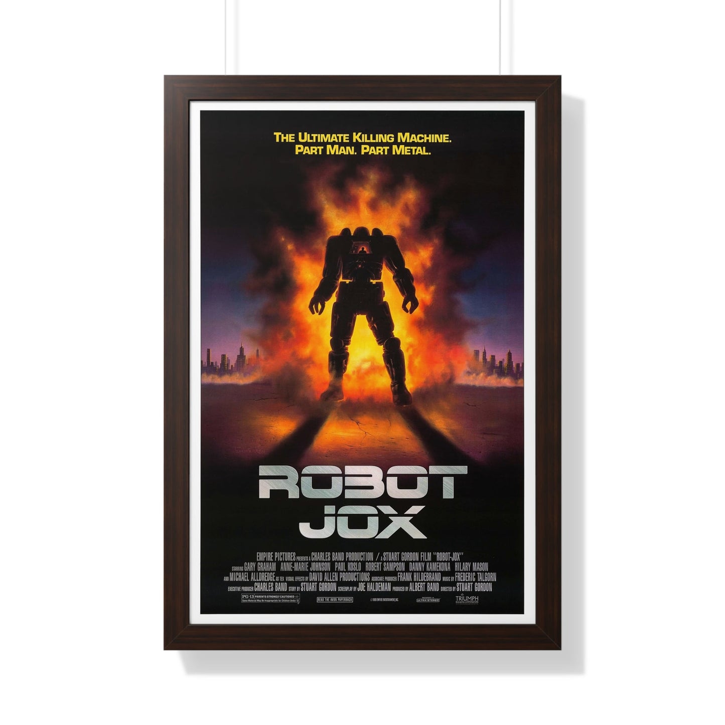 ROBOTJOX (TEASER) 1989 - Framed Movie Poster-20" x 30"-The Sticker Space