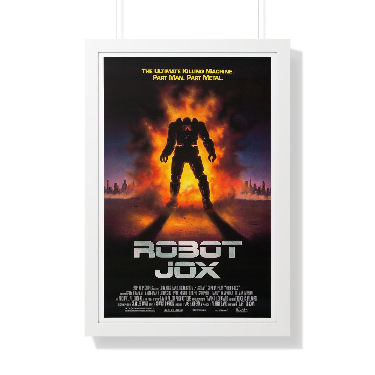 ROBOTJOX (TEASER) 1989 - Framed Movie Poster-20" x 30"-The Sticker Space