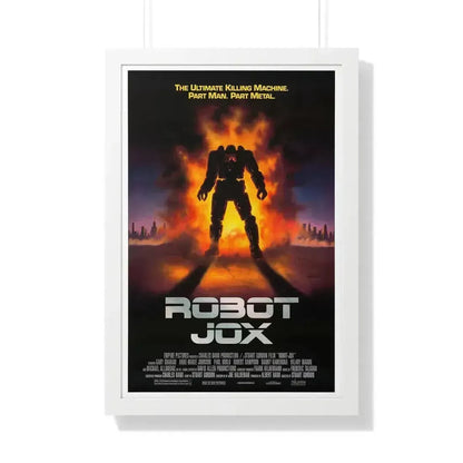 ROBOTJOX (TEASER) 1989 - Framed Movie Poster 20" x 30" White - The Sticker Space