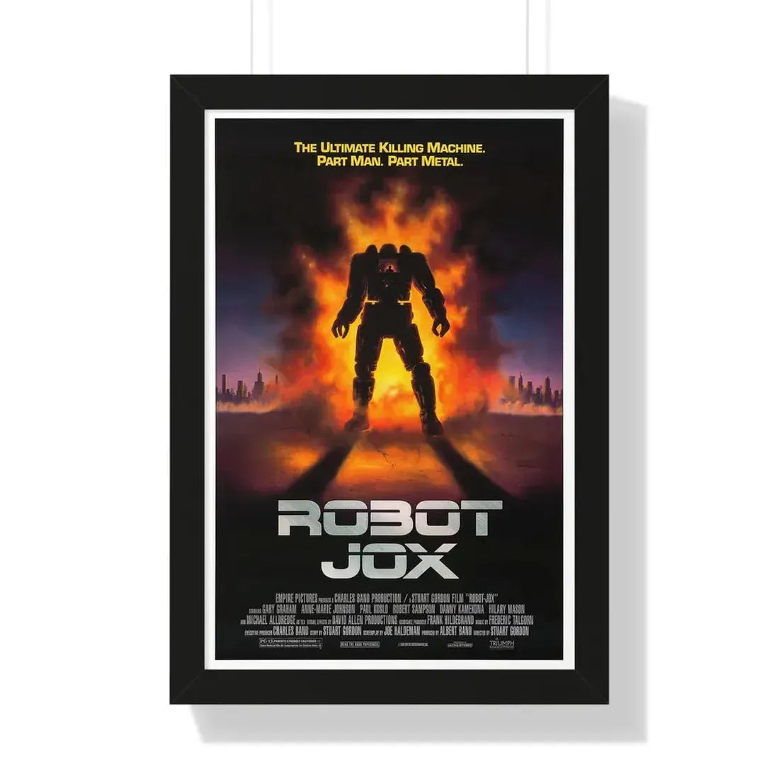 ROBOTJOX (TEASER) 1989 - Framed Movie Poster - The Sticker Space