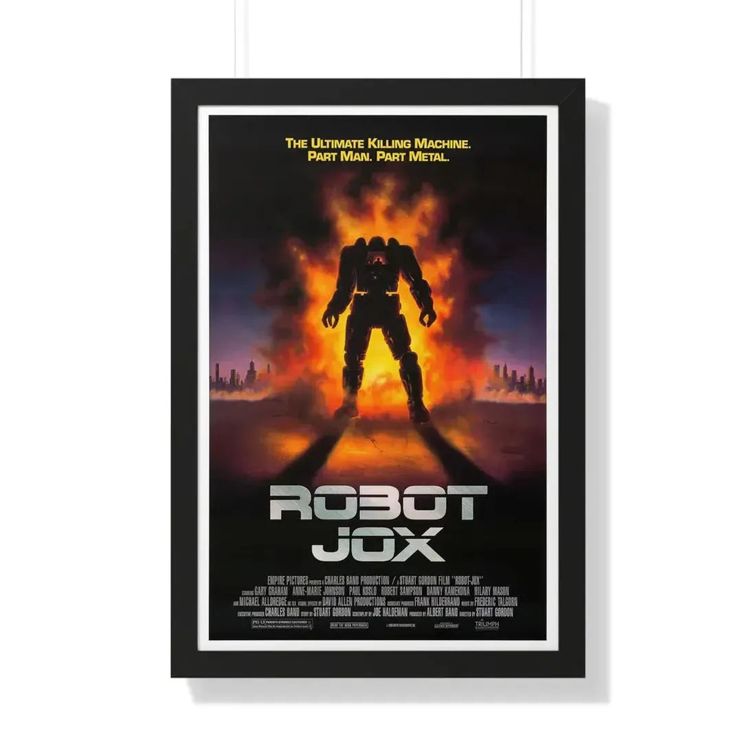ROBOTJOX (TEASER) 1989 - Framed Movie Poster - The Sticker Space