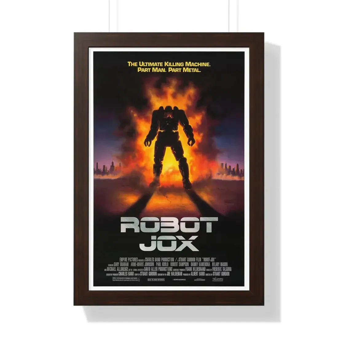 ROBOTJOX (TEASER) 1989 - Framed Movie Poster - The Sticker Space