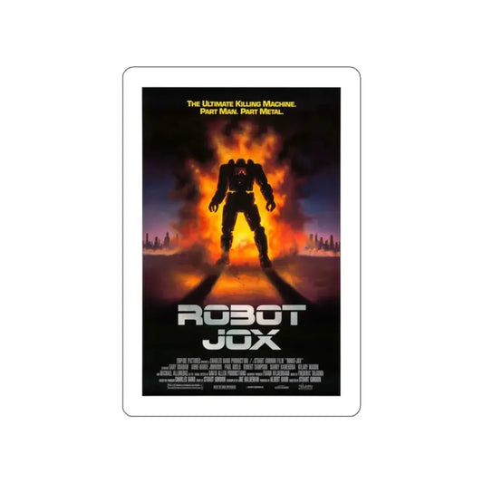 ROBOTJOX (TEASER) 1989 Movie Poster STICKER Vinyl Die-Cut Decal 2 Inch - The Sticker Space