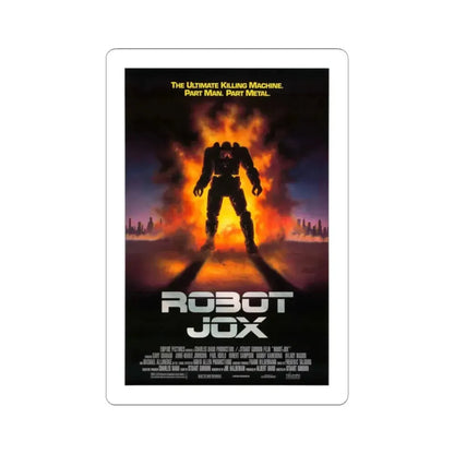ROBOTJOX (TEASER) 1989 Movie Poster - STICKER Vinyl Kiss-Cut Decal 2 Inch White - The Sticker Space