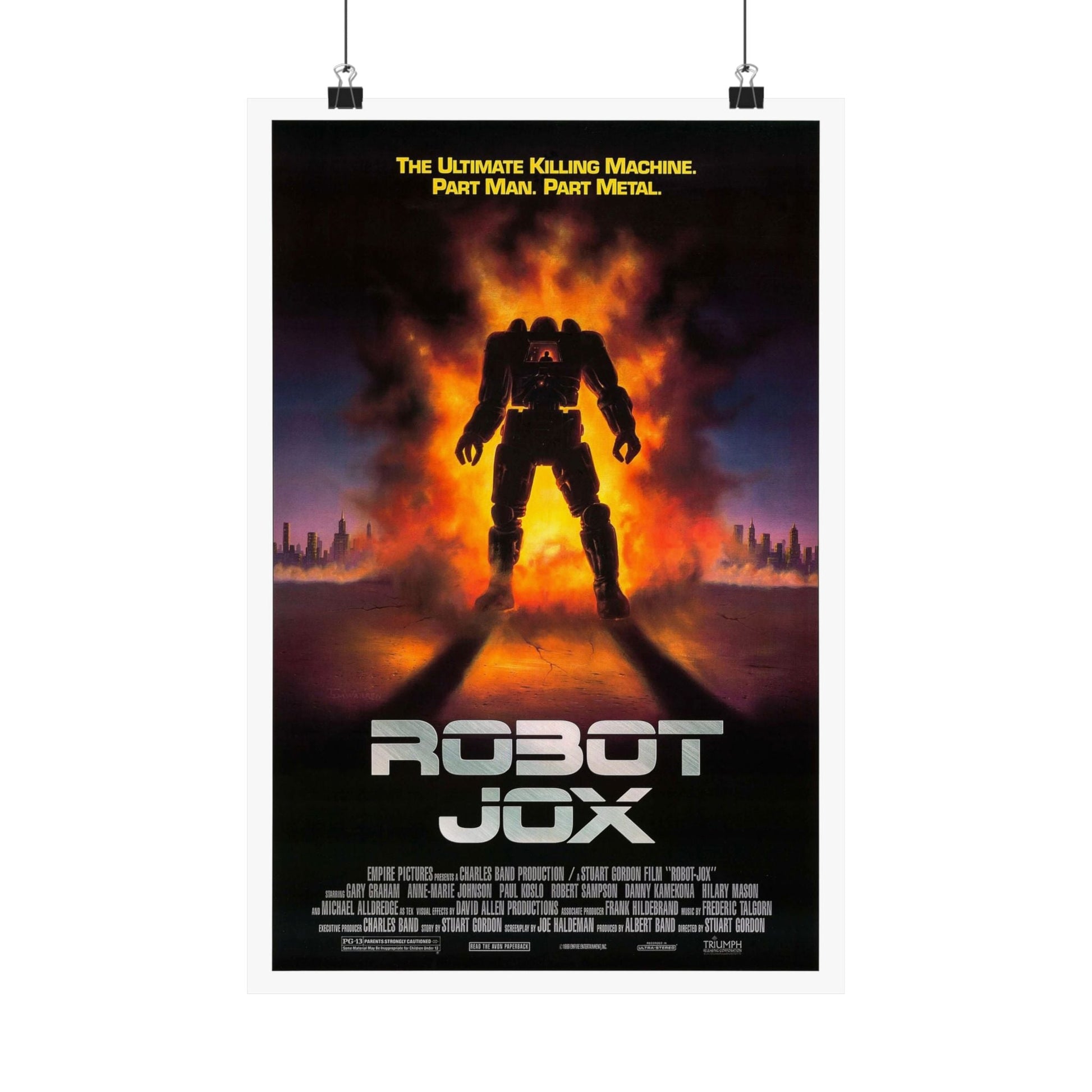 ROBOTJOX (TEASER) 1989 - Paper Movie Poster-12″ x 18″-The Sticker Space