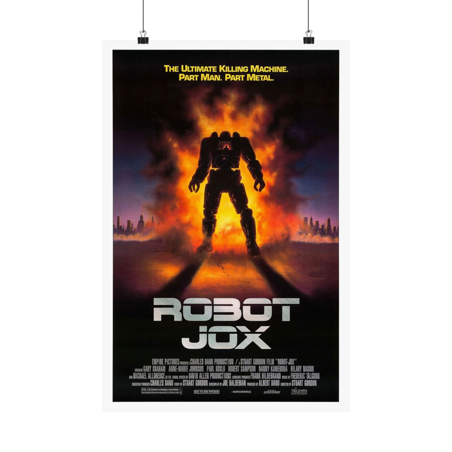 ROBOTJOX (TEASER) 1989 - Paper Movie Poster-16″ x 24″-The Sticker Space