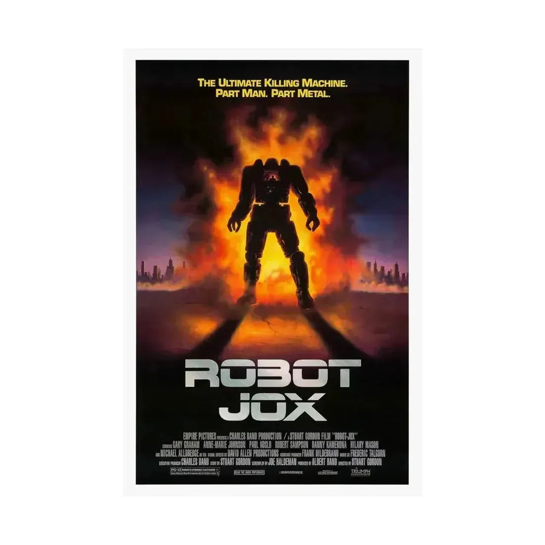 ROBOTJOX (TEASER) 1989 - Paper Movie Poster - The Sticker Space