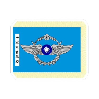 ROC Air Force Academy Flag (China) STICKER Vinyl Kiss-Cut Decal 2 Inch White - The Sticker Space