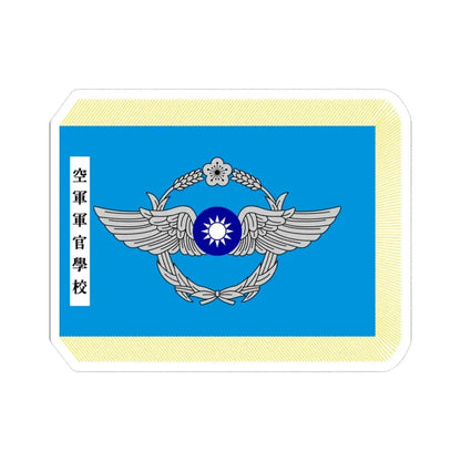 ROC Air Force Academy Flag (China) STICKER Vinyl Kiss-Cut Decal 3 Inch White - The Sticker Space