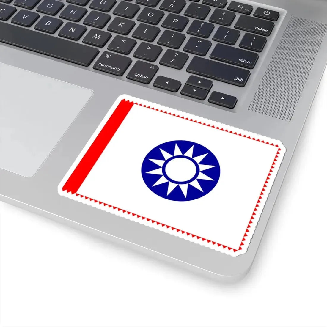 ROC County Guard Flag 1932-1949 (China) STICKER Vinyl Kiss-Cut Decal - The Sticker Space