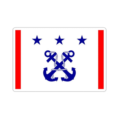 ROC Deputy Chiefs of General Staffs Flag 1947 (China) STICKER Vinyl Kiss-Cut Decal 3 Inch White - The Sticker Space
