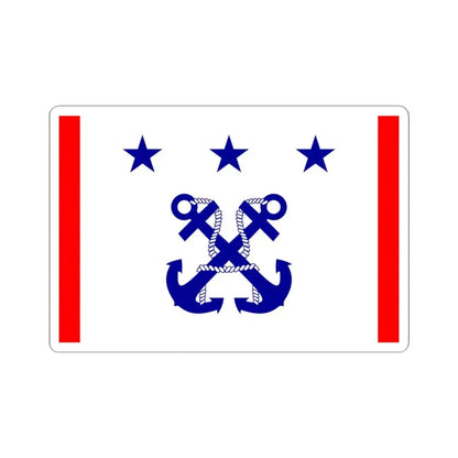 ROC Deputy Chiefs of General Staffs Flag 1947 (China) STICKER Vinyl Kiss-Cut Decal 4 Inch White - The Sticker Space