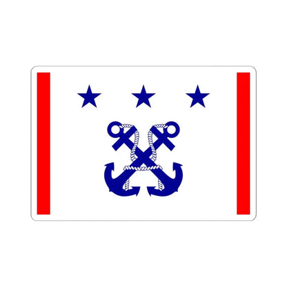 ROC Deputy Chiefs of General Staffs Flag 1947 (China) STICKER Vinyl Kiss-Cut Decal 6 Inch White - The Sticker Space