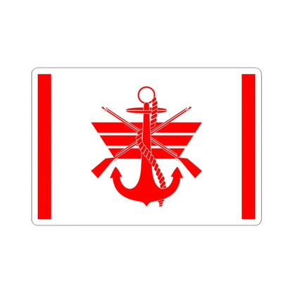 ROC Deputy Minister of National Defense Flag 1950 (China) STICKER Vinyl Kiss-Cut Decal 3 Inch White - The Sticker Space